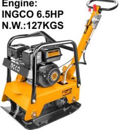 127KG Máy đầm nén bê tông dùng xăng 6.5HP INGCO GCP125-2