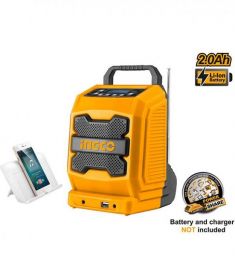 20V Radio (loa) công trường dùng pin Ingco CJRLI2001