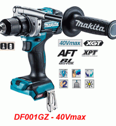 40V Máy khoan và vặn vít dùng pin Makita DF001GZ ( Chưa Pin & Sạc ) 