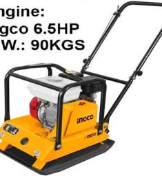 90KG Máy đầm nén bê tông dùng xăng 6.5HP INGCO GCP100