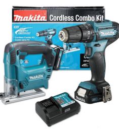 BỘ MÁY KHOAN VÀ MÁY CƯA LỌNG DÙNG PIN 12V MAKITA CLX230X1