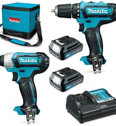 Bộ máy khoan vặn vít dùng pin Makita CLX224S (12V)