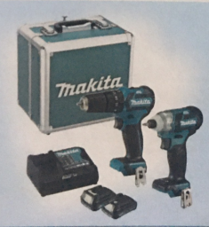 Bộ máy khoan vặn vít Makita CLX205SX2