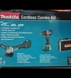 Makita Combo 18V DLX2426TX1 máy mài và khoan DGA404 + DDF484 