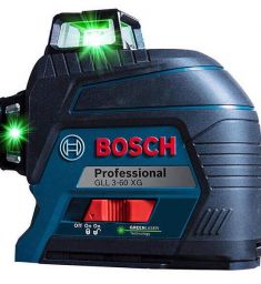 Máy cân mực laser Bosch GLL 3-60 XG (Tia xanh) 0601063ZK0 