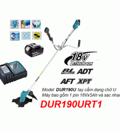 Máy cắt cỏ dùng pin 18V Makita DUR190URT1