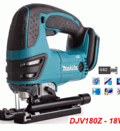 Máy cưa lọng dùng pin 10mm Makita DJV180Z 18V (Chưa kèm Pin & Sạc)