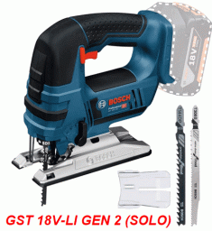 MÁY CƯA LỌNG PIN BOSCH GST 18V-LI (SOLO) 06015A6100 