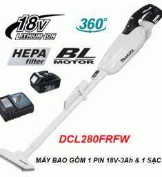 Máy hút bụi dùng pin 18V Makita DCL280FRFW 