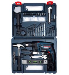 Máy khoan 100 món 660W  (bộ set có valy 100 món phụ kiện) BOSCH GSB13RE-0615A000PM 