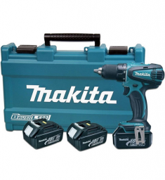 Máy khoan búa, vặn vít dùng pin 18V Makita DHP483RTE 