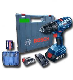 MÁY KHOAN ĐỘNG LỰC DÙNG PIN BOSCH GSB 180LI kèm phụ kiện 06019F83K1 