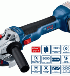 MÁY MÀI GÓC DÙNG PIN 18V BOSCH 100MM GWS 18V-10 (SOLO) 06019J40K0 