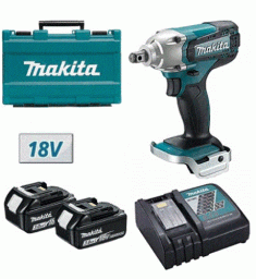 Máy siết bu lông dùng pin 18V Makita DTW190RFJX 