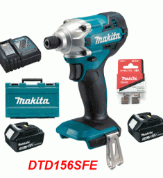 Máy vặn vít dùng pin Makita DTD156SFE (18V) 