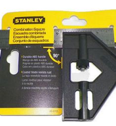 Thước vuông kết hợp cán cầm nhựa Stanley 46-012 